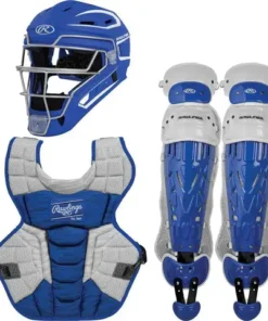 Rawlings Youth Royal/White VELO 2.0 Catcher's Gear Box Set: CSV2Y-R/W