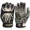 2020 Spiderz HYBRID Batting Gloves: Black/White/Silver -wp populaire magasin 2020HybBlackSilver