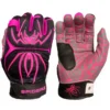 2020 Spiderz Hybrid Batting Gloves: Black/Pink -wp populaire magasin 2020SPIDERZHYBRID BLACK PINK