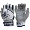 2022 Spiderz PRO Model Batting Gloves: White/Navy Blue 1 2022 Spiderz PRO Model Batting Gloves: White/Navy Blue -wp populaire magasin 2022SpiderzPRO White NavyBlue