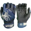 2023 Spiderz Pro Model Batting Gloves: Navy Blue/White -wp populaire magasin 2023SpiderzProModelBattingGloves Navy White Title