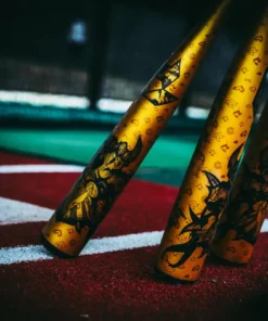 2023 DeMarini Voodoo One Gold BBCOR (-3) Baseball Bat: WBD2352010 -wp populaire magasin 2023 Voodoo One WBD2352010 2.jpg.cq5dam.web .1200.1200