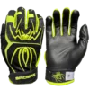2022 Spiderz ENDITE Batting Gloves: Black And Neon Yellow -wp populaire magasin 22EnditeBlackNeonYellow