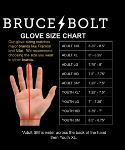 Bruce Bolt PREMIUM PRO Short Cuff Batting Gloves: White -wp populaire magasin BBBGSIZECHART 1 5444b766 8bb5 4148 ae7c f2aa84a0d45e