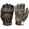 2021 Spiderz HYBRID Batting Gloves: Black/Silver -wp populaire magasin BlackSilver