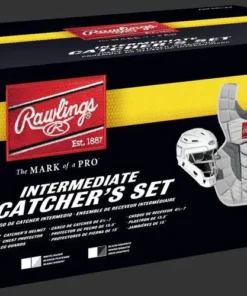 Rawlings Intermediate White/Silver VELO 2.0 Catcher's Gear Box Set: CSV2I-W/SIL -wp populaire magasin CSV2I 1