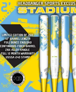2022 DeMarini Stadium 12" USSSA Slowpitch Softball Bat: WTDXSHU-22 -wp populaire magasin DeMarini Stadium SHU 22 Blue Yellow 1200x1200 d2615356 1214 4b64 826d f6ae59a48d76