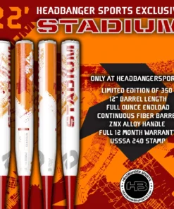 2022 DeMarini Stadium 12" USSSA Slowpitch Softball Bat: WTDXSTU-22 7 2022 DeMarini Stadium 12" USSSA Slowpitch Softball Bat: WTDXSTU-22 -wp populaire magasin DeMarini Stadium STU 22 Red Orange 1200x1200 b83cb472 7006 47d9 a10d a9a3f1f5be64