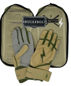 Bruce Bolt Premium Pro Military Series Long Cuff Batting Gloves: Beige -wp populaire magasin IMG 0884
