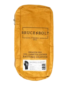 Bruce Bolt PREMIUM PRO Long Cuff Batting Gloves: Black -wp populaire magasin LC BLKG BAG
