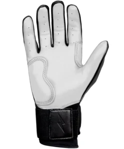 Bruce Bolt PREMIUM PRO Chrome Series Long Cuff Batting Gloves: Black -wp populaire magasin LC CHRB PALM