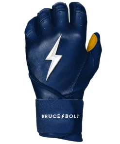 Bruce Bolt PREMIUM PRO Long Cuff Batting Gloves: Navy 10 Bruce Bolt PREMIUM PRO Long Cuff Batting Gloves: Navy -wp populaire magasin LC NVYG LEFT