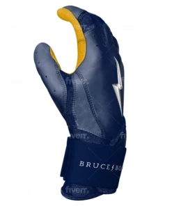 Bruce Bolt PREMIUM PRO Long Cuff Batting Gloves: Navy 13 Bruce Bolt PREMIUM PRO Long Cuff Batting Gloves: Navy -wp populaire magasin LC NVYG SIDE scaled