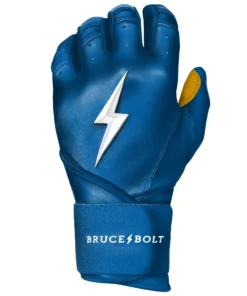 Bruce Bolt PREMIUM PRO Long Cuff Batting Gloves: Royal -wp populaire magasin LC ROYG LEFT