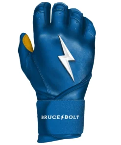 Bruce Bolt PREMIUM PRO Long Cuff Batting Gloves: Royal -wp populaire magasin LC ROYG RIGHT