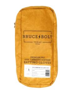 Bruce Bolt PREMIUM PRO Long Cuff Batting Gloves: White -wp populaire magasin LC WHTG BAG