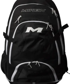 Miken Baseball And Softball Backpack: MKBG18-BP -wp populaire magasin MKBG18 BP white