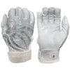 2022 Spiderz PRIZM Batting Gloves: White/Silver 1 2022 Spiderz PRIZM Batting Gloves: White/Silver -wp populaire magasin PRIZM WhiteSilver
