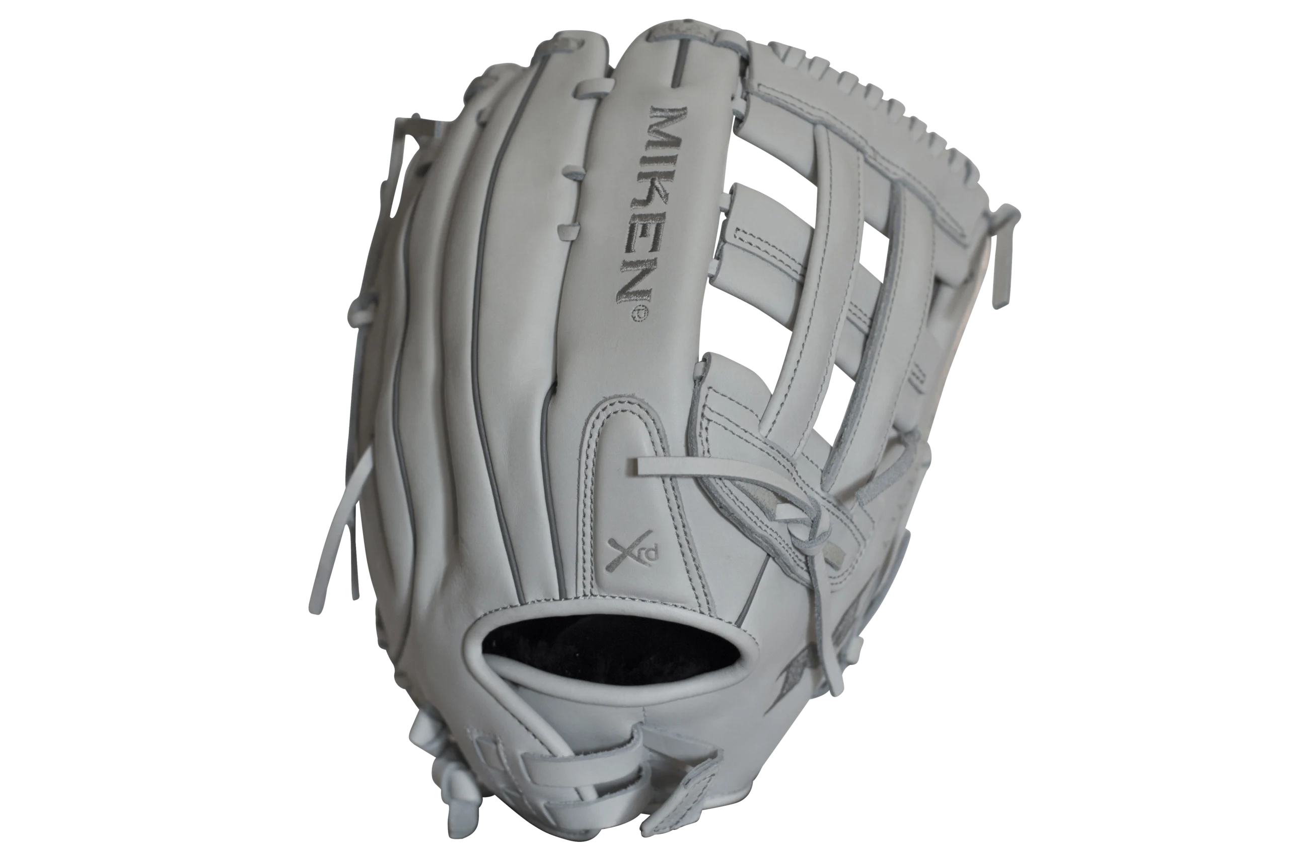 Miken Pro Series 14" Slow Pitch Fielding Glove - White/White: PRO140WW 3 Miken Pro Series 14" Slow Pitch Fielding Glove - White/White: PRO140WW