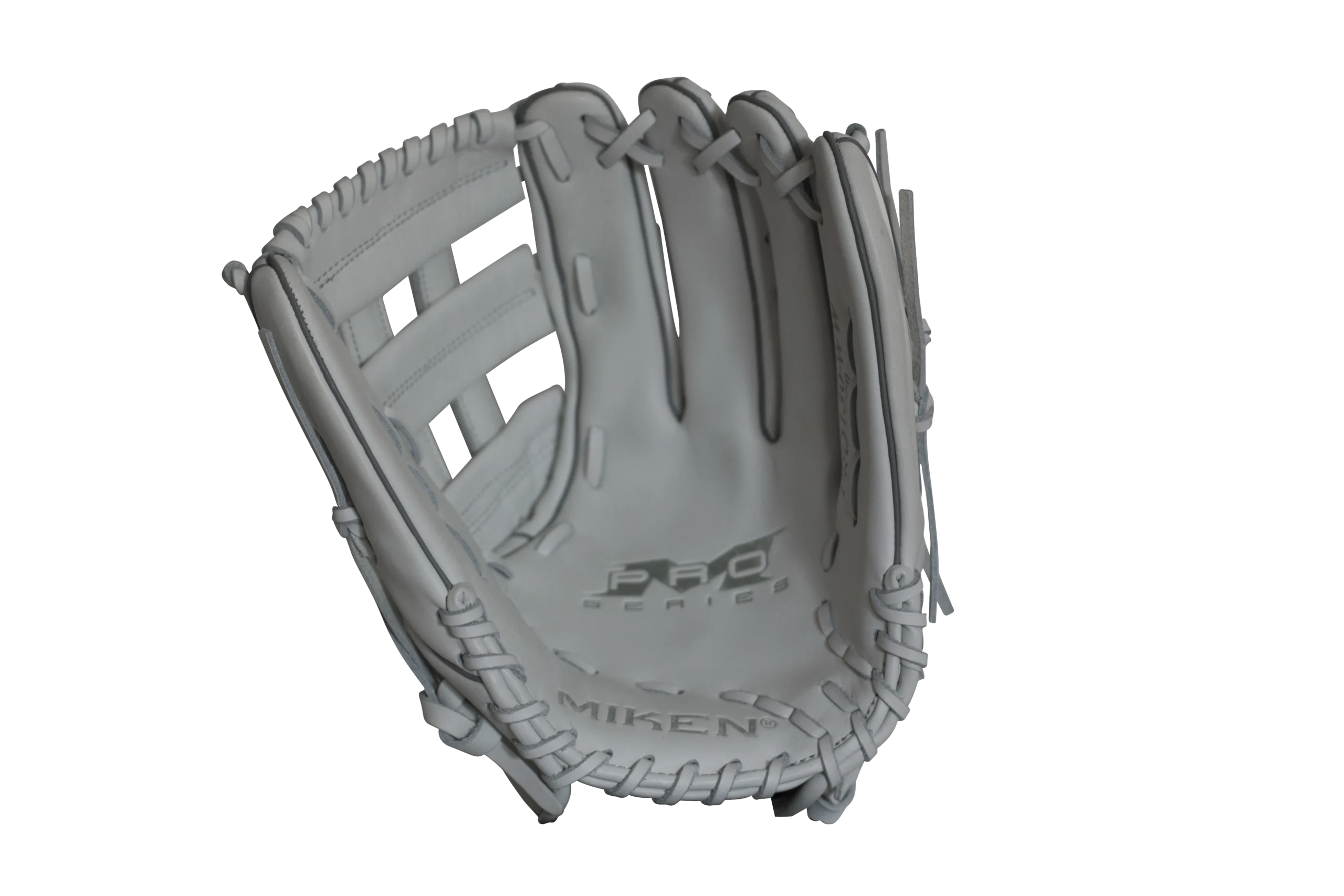 Miken Pro Series 14" Slow Pitch Fielding Glove - White/White: PRO140WW 4 Miken Pro Series 14" Slow Pitch Fielding Glove - White/White: PRO140WW - Image 2