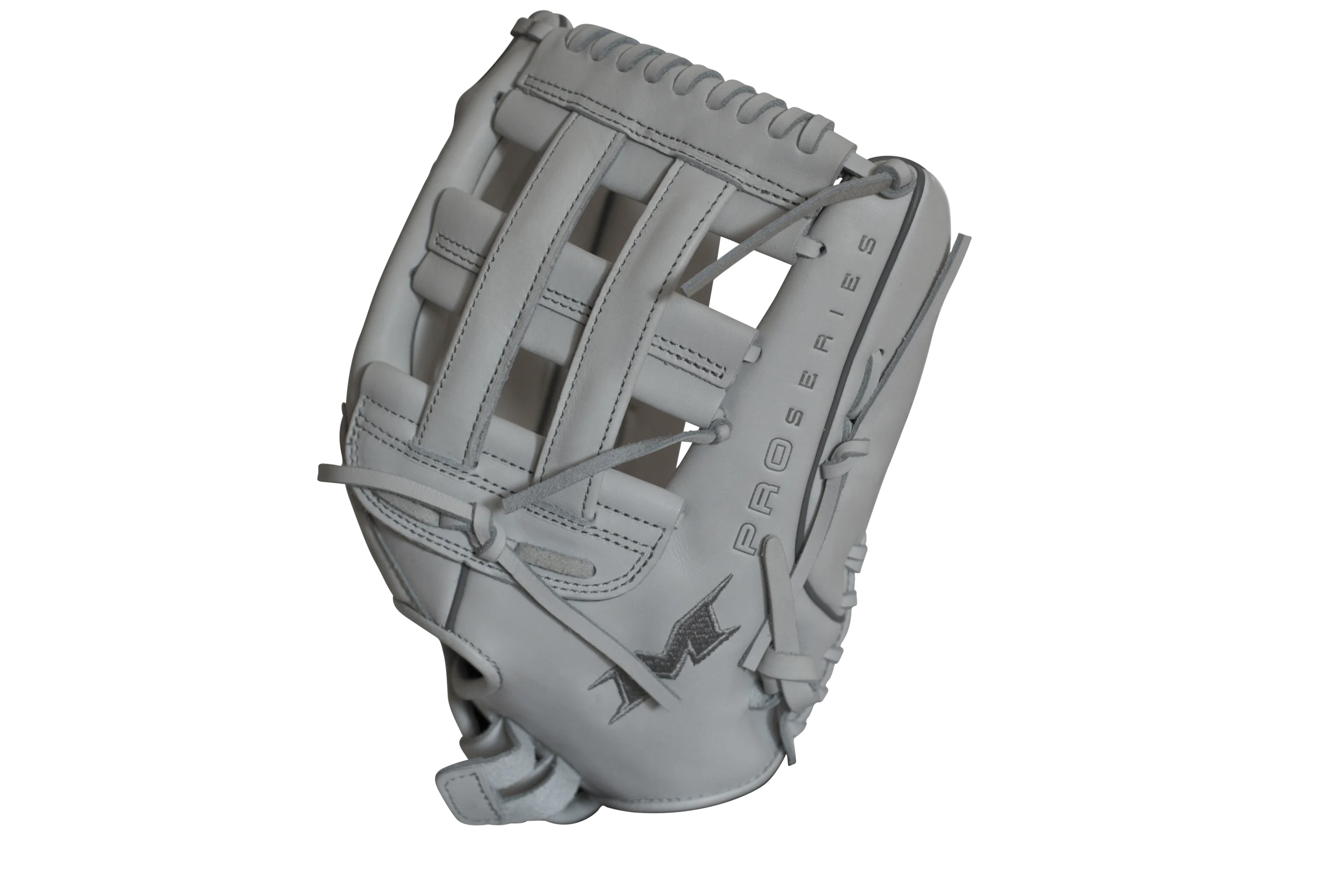 Miken Pro Series 14" Slow Pitch Fielding Glove - White/White: PRO140WW 5 Miken Pro Series 14" Slow Pitch Fielding Glove - White/White: PRO140WW - Image 3
