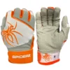 2022 Spiderz PRO Model Batting Gloves: White/Orange -wp populaire magasin PROWhiteOrange