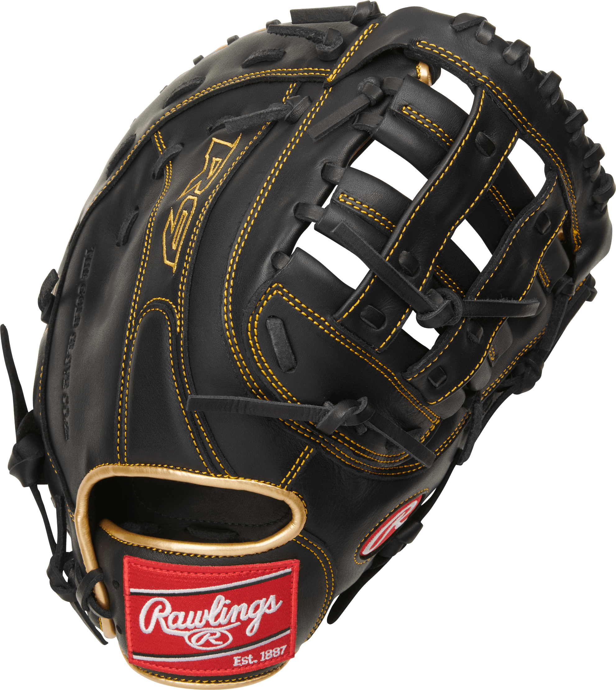 Rawlings R9 12.5" Baseball First Base Mitt: R9FM18BG 3 Rawlings R9 12.5" Baseball First Base Mitt: R9FM18BG