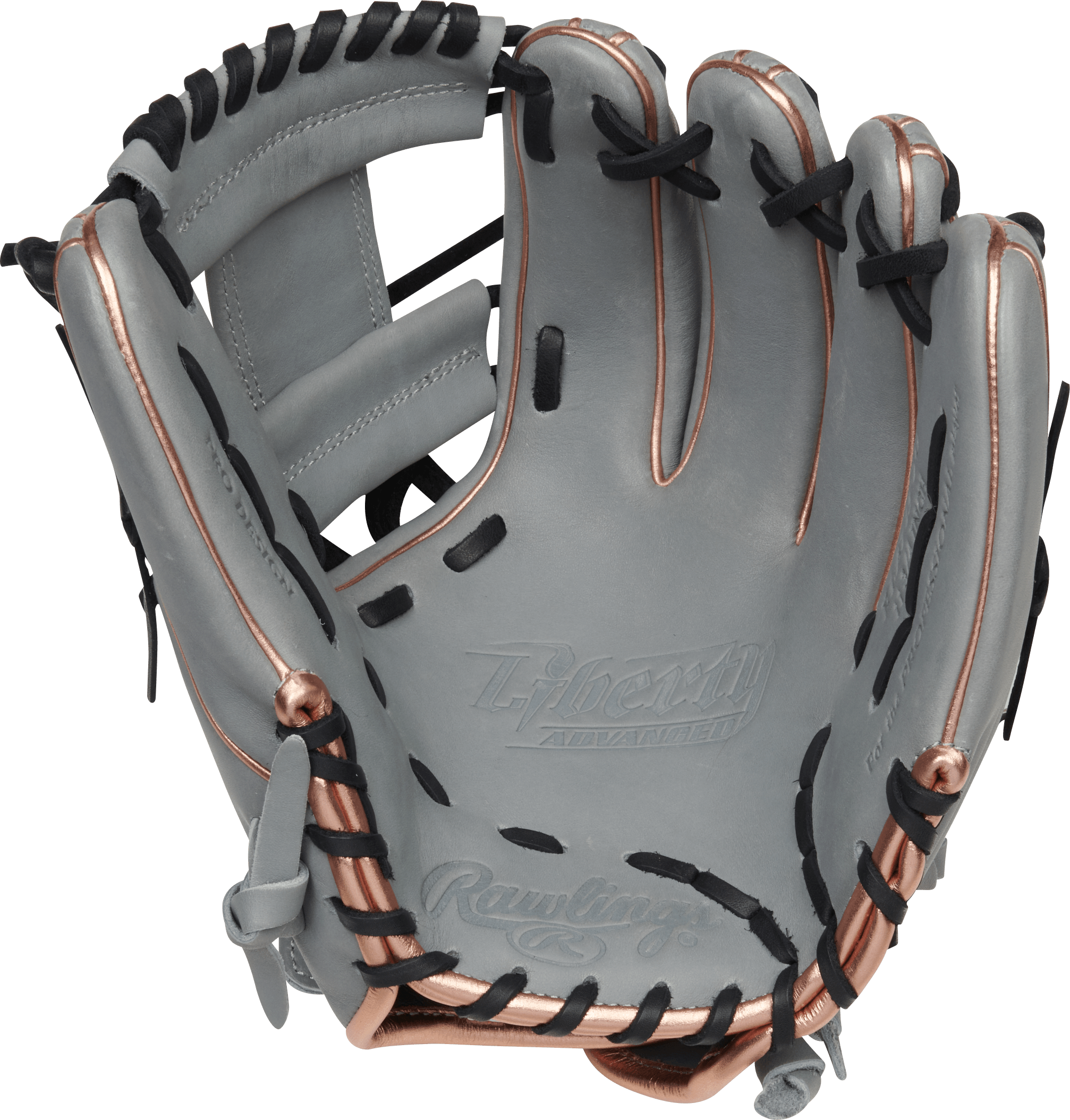 Rawlings Liberty Advanced 11.75" Fastpitch Softball Glove: RLA715-2G 4 Rawlings Liberty Advanced 11.75" Fastpitch Softball Glove: RLA715-2G - Image 2