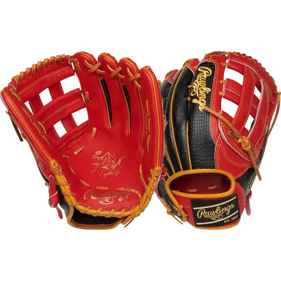 2023 Rawlings Heart Of The Hide ColorSync 7.0 12.75" Outfield Baseball Glove: RPRO3039-6SC 5 2023 Rawlings Heart Of The Hide ColorSync 7.0 12.75" Outfield Baseball Glove: RPRO3039-6SC - Image 3