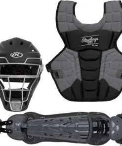 Rawlings Adult Black/Graphite VELO 2.0 Catcher's Gear Box Set: CSV2A-B/GPH
