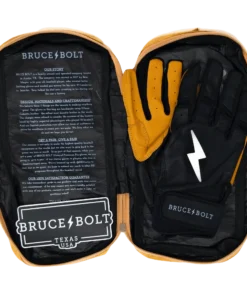 Bruce Bolt PREMIUM PRO Short Cuff Batting Gloves: Black 17 Bruce Bolt PREMIUM PRO Short Cuff Batting Gloves: Black -wp populaire magasin SC BLKG BAG2