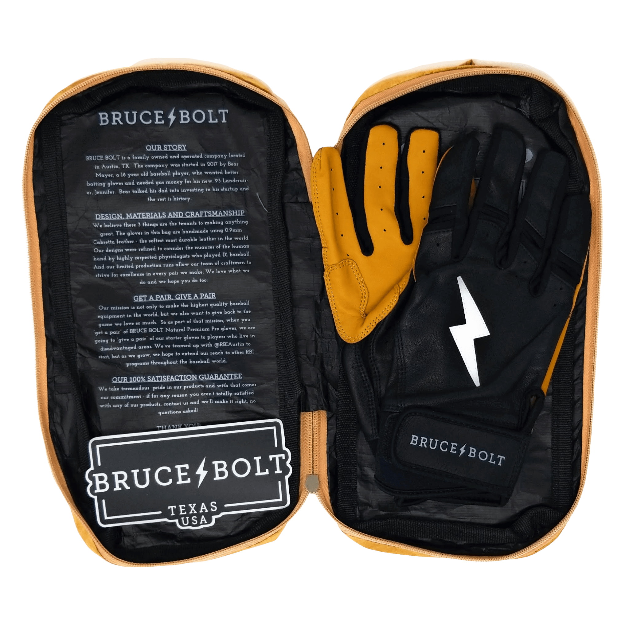Bruce Bolt PREMIUM PRO Short Cuff Batting Gloves: Black 8 Bruce Bolt PREMIUM PRO Short Cuff Batting Gloves: Black - Image 6