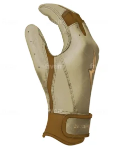 Bruce Bolt PREMIUM PRO Gold Series Batting Gloves: Short Cuff -wp populaire magasin SC GLD SIDE scaled