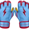 Bruce Bolt PREMIUM PRO BADER Series Short Cuff Batting Gloves: Baby Blue -wp populaire magasin SC HBB HERO scaled