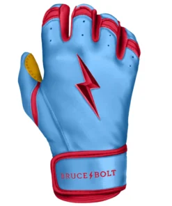 Bruce Bolt PREMIUM PRO BADER Series Short Cuff Batting Gloves: Baby Blue -wp populaire magasin SC HBB RIGHT
