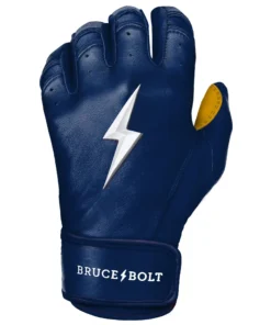 Bruce Bolt PREMIUM PRO Short Cuff Batting Gloves: Navy -wp populaire magasin SC NVYG LEFT.