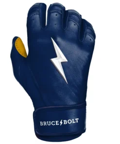 Bruce Bolt PREMIUM PRO Short Cuff Batting Gloves: Navy -wp populaire magasin SC NVYG RIGHT.