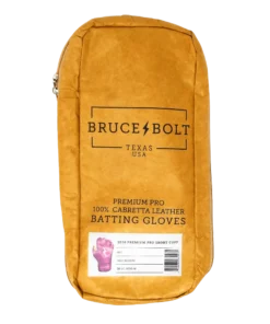 Bruce Bolt PREMIUM PRO Short Cuff Batting Gloves: Red -wp populaire magasin SC REDG BAG