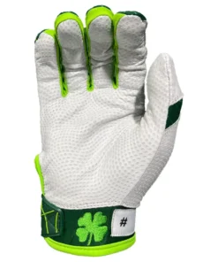 2023 Spiderz Ltd Ed "Lucky" ENDITE Batting Gloves: Dark Green/Kelly Green/White -wp populaire magasin Spiderz Lucky Batting Gloves 2