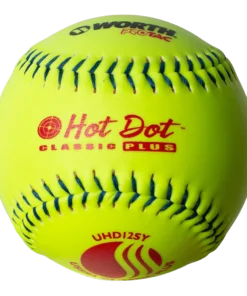 Worth 12" Classic Plus USSSA Hot Dot Slowpitch Softballs (Dozen): UHD12SY