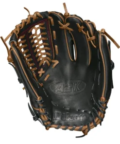 2021 Wilson A2K D33SS 11.75" Pitcher's Baseball Glove: WTA2KRB21D33 -wp populaire magasin WBW100063 1 A2K P D33 1175 BlackSnakeSS SaddleTan.png.cq5dam.web .1200.1200
