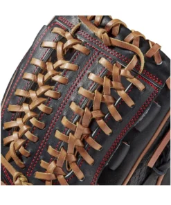 2021 Wilson A2K D33SS 11.75" Pitcher's Baseball Glove: WTA2KRB21D33 -wp populaire magasin WBW100063 4 A2K P D33 1175 BlackSnakeSS SaddleTan.png.cq5dam.web .1200.1200