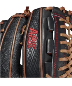 2021 Wilson A2K D33SS 11.75" Pitcher's Baseball Glove: WTA2KRB21D33 -wp populaire magasin WBW100063 5 A2K P D33 1175 BlackSnakeSS SaddleTan.png.cq5dam.web .1200.1200