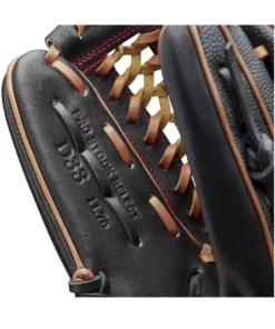 2021 Wilson A2K D33SS 11.75" Pitcher's Baseball Glove: WTA2KRB21D33 -wp populaire magasin WBW100063 6 A2K P D33 1175 BlackSnakeSS SaddleTan.png.cq5dam.web .1200.1200