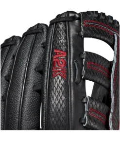 2021 Wilson A2K 1775SS 12.75" Outfield Baseball Glove: WBW1000671275 -wp populaire magasin WBW100067 5 A2K OF 1775SS 1275 BlackSS BlackSnakeSS Red.png.cq5dam.web .1200.1200