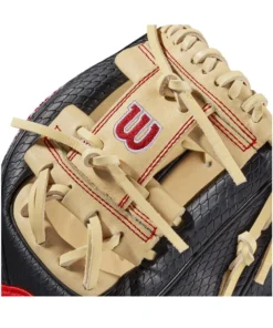 2021 Wilson A2000 PF88SS Pedroia Fit 11.25" Infield Baseball Glove: WTA20RB20PF88SS -wp populaire magasin WBW100107 4 A2000 IF PF88SS 1125 BlackSnakeSS Blonde Red.png.cq5dam.web .1200.1200