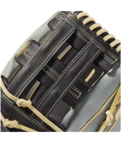 2021 Wilson A2000 1799SS 12.75" SuperSkin Outfield Baseball Glove: WBW1001121275 -wp populaire magasin WBW100112 4 A2000 OF 1799SS 1275 Black GreySS Blonde.png.cq5dam.web .1200.1200