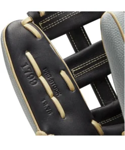 2021 Wilson A2000 1799SS 12.75" SuperSkin Outfield Baseball Glove: WBW1001121275 -wp populaire magasin WBW100112 6 A2000 OF 1799SS 1275 Black GreySS Blonde.png.cq5dam.web .1200.1200