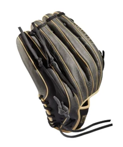 2022 Wilson A1000 1750 12.5" Outfield Baseball Glove: WTA10RB221750 -wp populaire magasin WBW100138 3 A1000 1750 OF 125 Grey Blonde Black.png.cq5dam.web .1200.1200