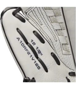 2022 Wilson A1000 V125 12.5" Outfield/Pitcher's Fastpitch Softball Glove: WTA10RF22V125 -wp populaire magasin WBW100182 6 A1000 FP V125 OF 125 White Black.png.cq5dam.web .1200.1200